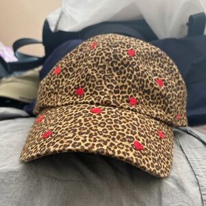 Zara Brown and Leopard Print Cap